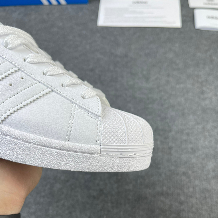 Giày_Adidas Superstar Triple White, Giày thể thao nam nữ Adidas mũi sò bản full trắng basic dễ mix đồ hottren,LylyMeo | BigBuy360 - bigbuy360.vn