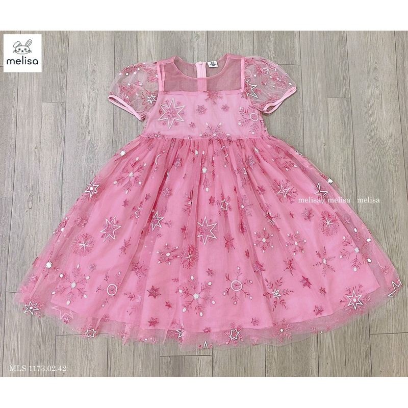 Đầm công chúa Melisa voan bồng bềnh xinh yêu cho bé 10-40kg