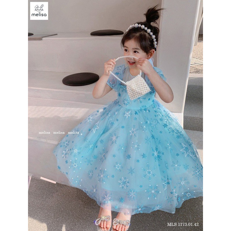 Đầm công chúa Melisa voan bồng bềnh xinh yêu cho bé 10-40kg