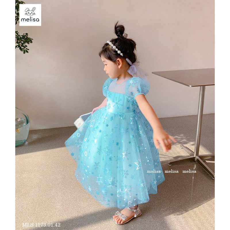 Đầm công chúa Melisa voan bồng bềnh xinh yêu cho bé 10-40kg