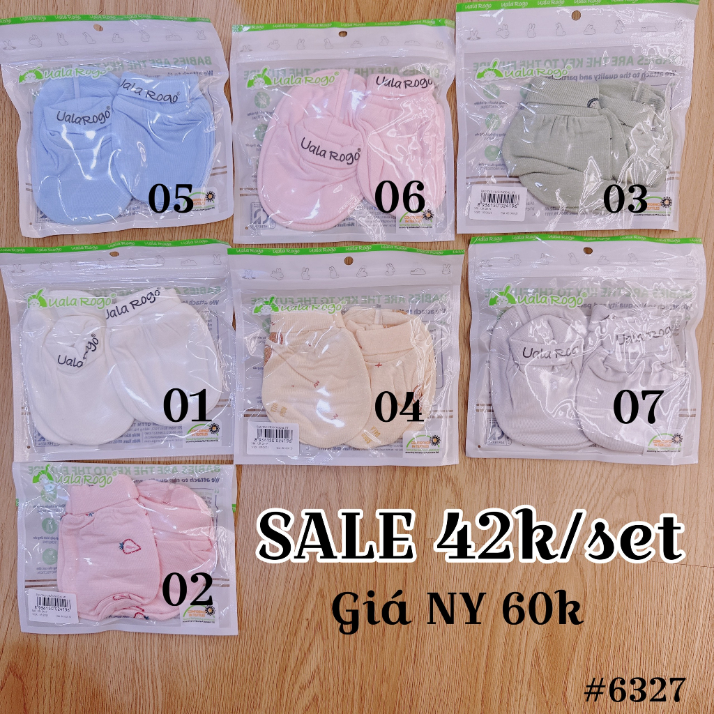 Bao tay chân sợi tre cho bé