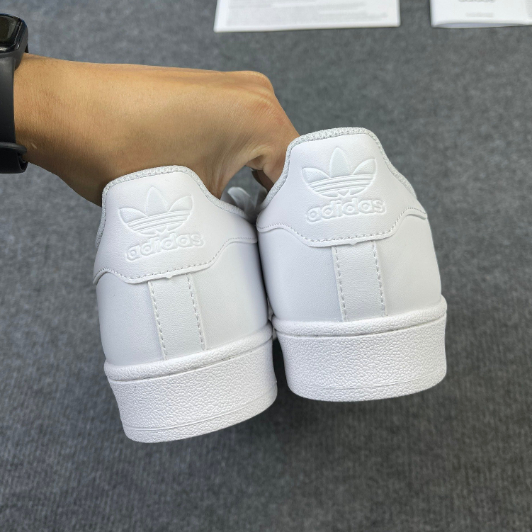 Giày Thể Thao Nam_Adidas Superstar Triple White Bản Cao Cấp, Giày_Adidas Mũi Sò Full Trắng Basic Full Box + Bill | BigBuy360 - bigbuy360.vn