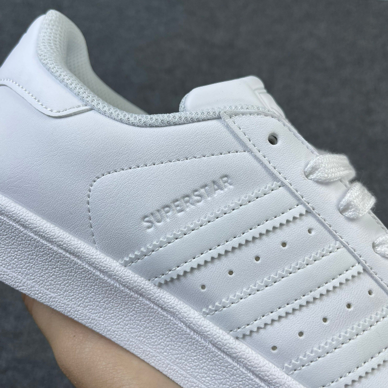 Giày Thể Thao Nam_Adidas Superstar Triple White Bản Cao Cấp, Giày_Adidas Mũi Sò Full Trắng Basic Full Box + Bill | BigBuy360 - bigbuy360.vn