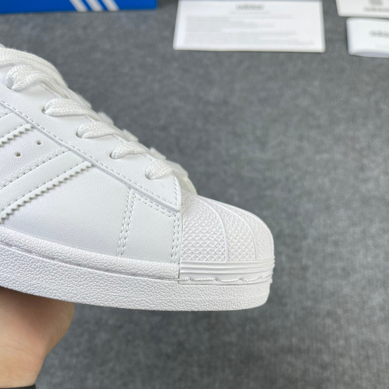 Giày Thể Thao Nam_Adidas Superstar Triple White Bản Cao Cấp, Giày_Adidas Mũi Sò Full Trắng Basic Full Box + Bill | BigBuy360 - bigbuy360.vn