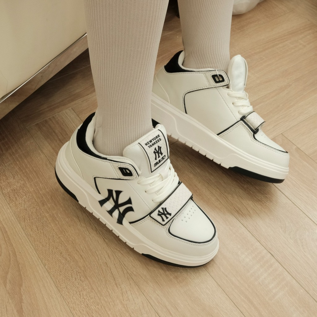 Giày Sneaker Nam Nữ MLB Chunky Liner Bản Quai Dán Tăng Chiều Cao Hottrend 2023 Full Size Nam Nữ