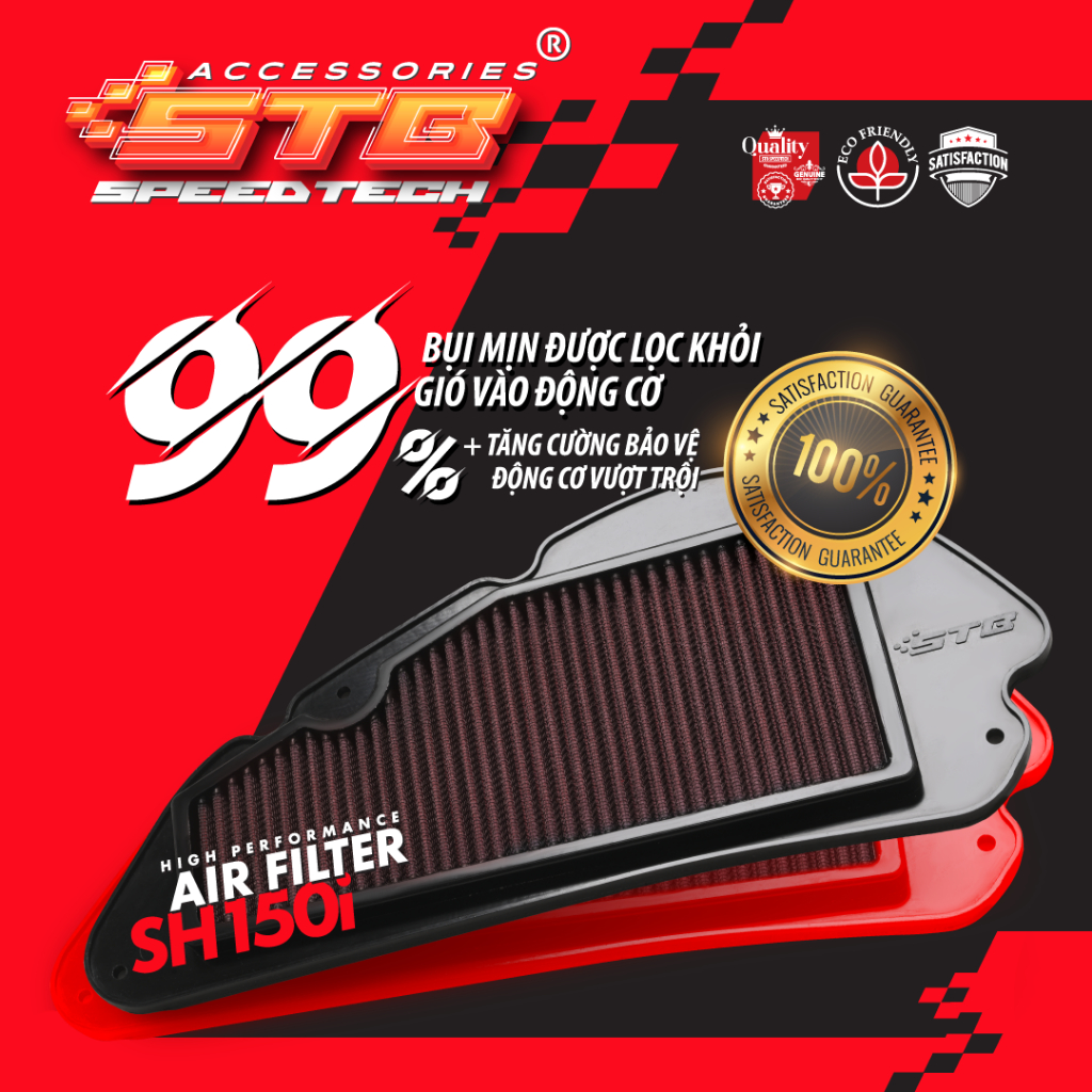 LỌC GIÓ STB SH125/150/350i TẨM DẦU