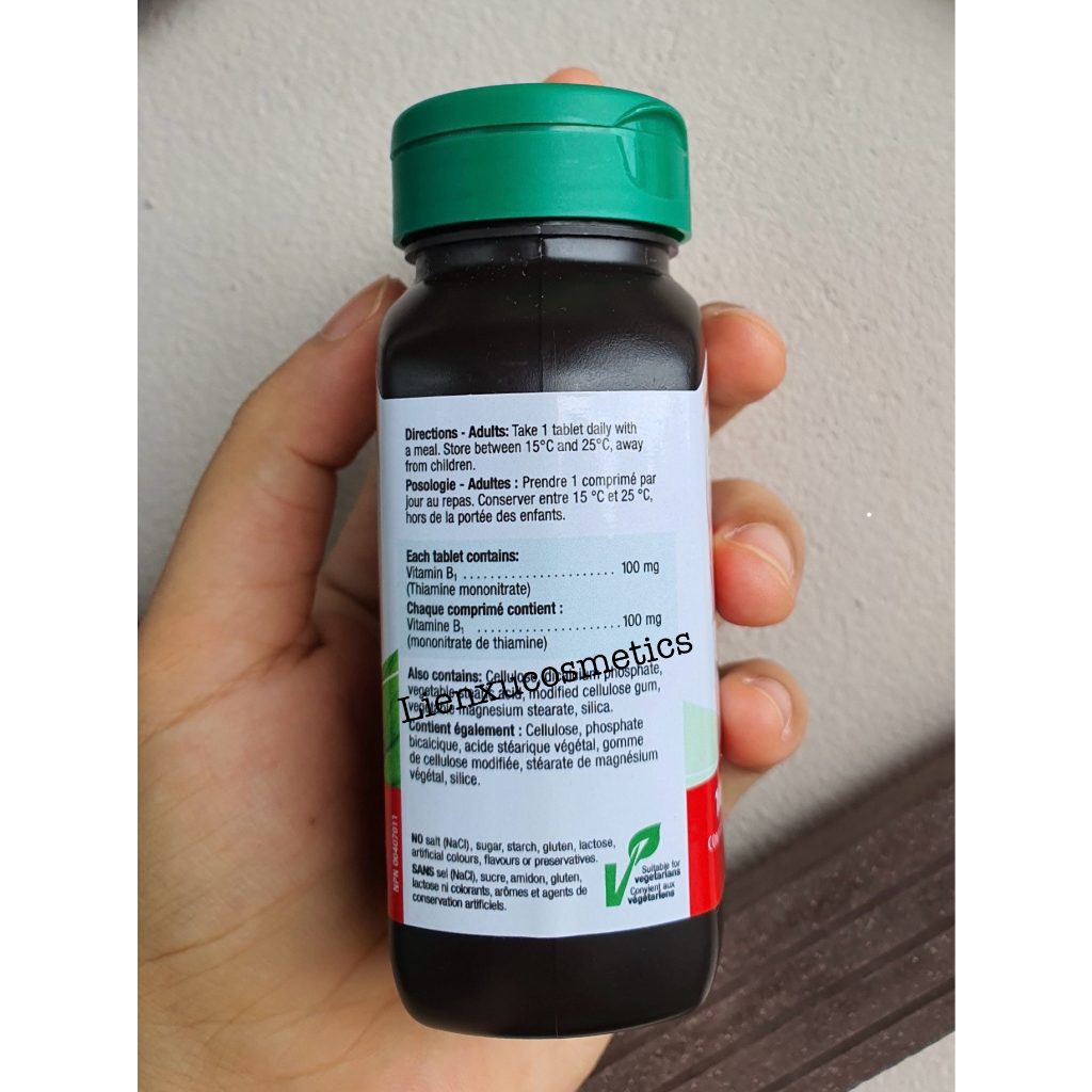Bổ sung Jamieson Vitamin B1 , hộp 100 viên