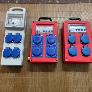 Ổ cắm chống giật công nghiệp chống nước tiêu chuẩn ip54 di động dùng cho công trường loại 1P+N