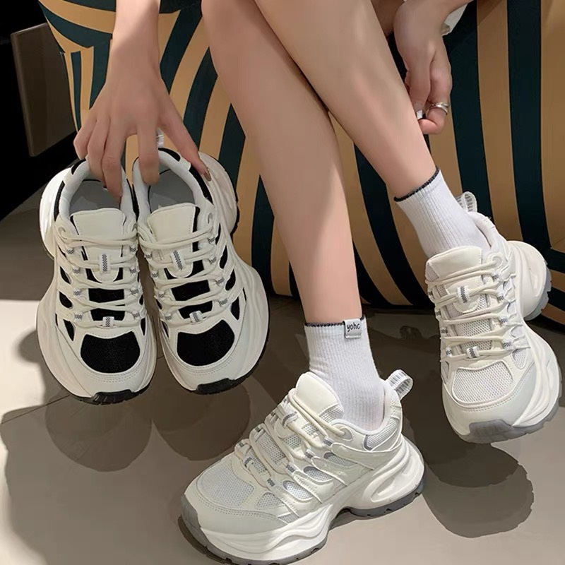 Giày thể thao nữ đế cao hàng QCCC HOZI