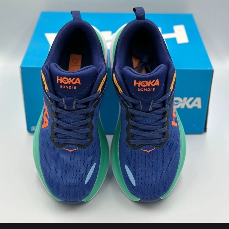 Giày Running Chạy Bộ Nam Hoka Bondi 8  Tặng Kèm Tất Xịn
