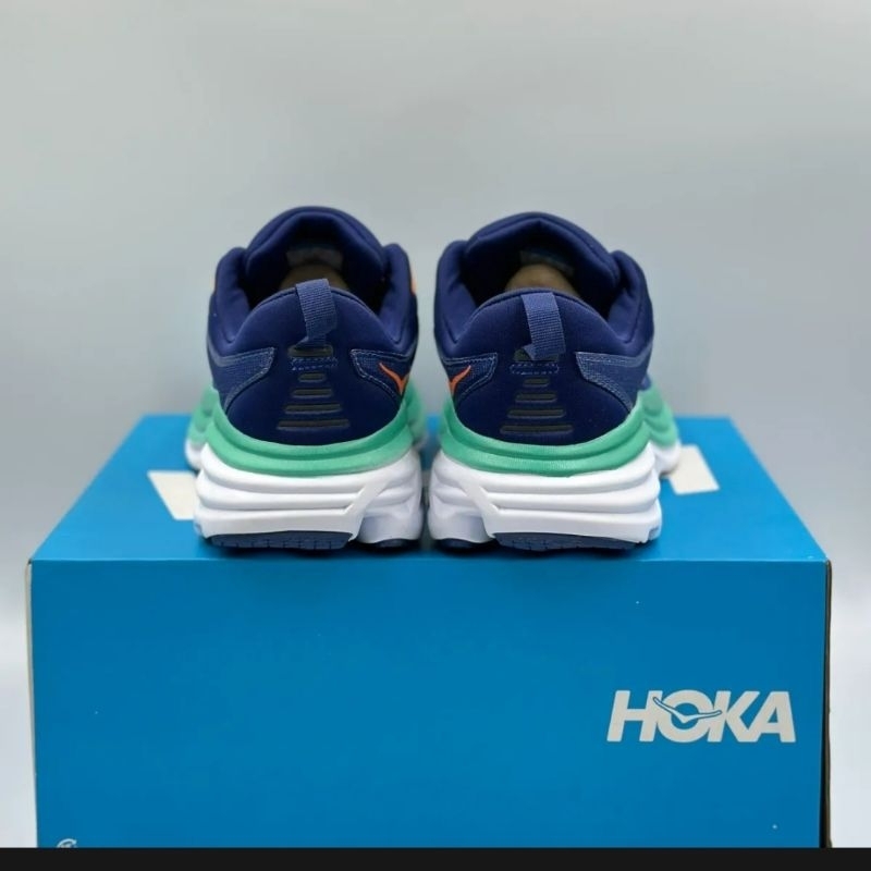 Giày Running Chạy Bộ Nam Hoka Bondi 8  Tặng Kèm Tất Xịn