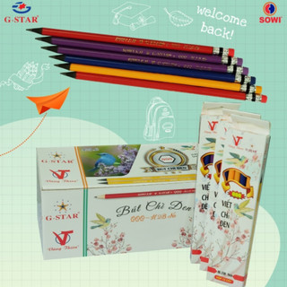 BÚT CHÌ ĐEN THÂN DẺO ( GIAO MÀU NGẪU NHIÊN)