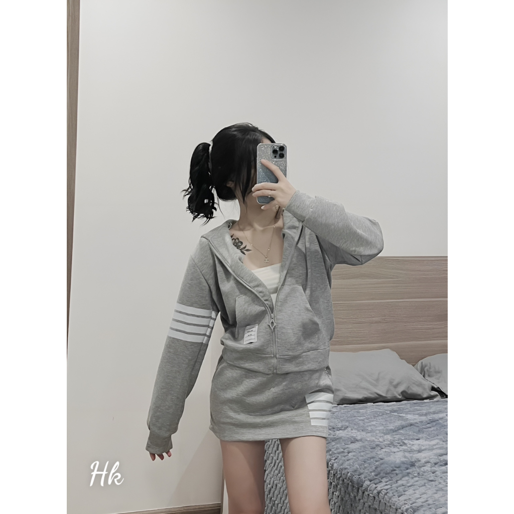 Set thom chất da cá dày dặn hàng 1 lớp xịn xò mãi đỉnh dành cho nữ mặc mùa thu đông đẹp - Thời Trang Bảo Trang - Hk9.57