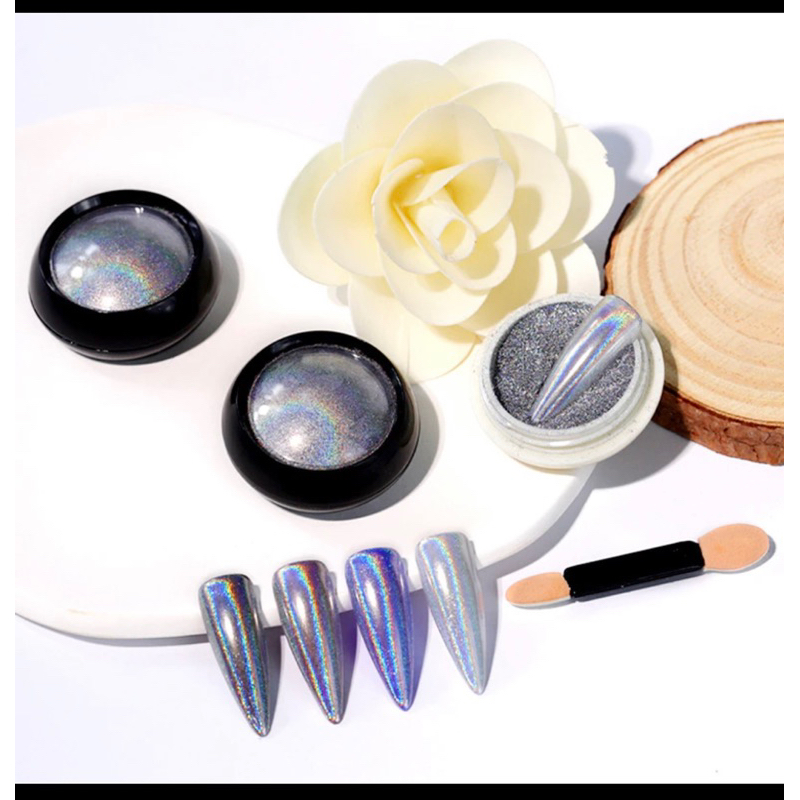 Tráng gương vàng bạc siêu sáng lẻ hũ Nail HN