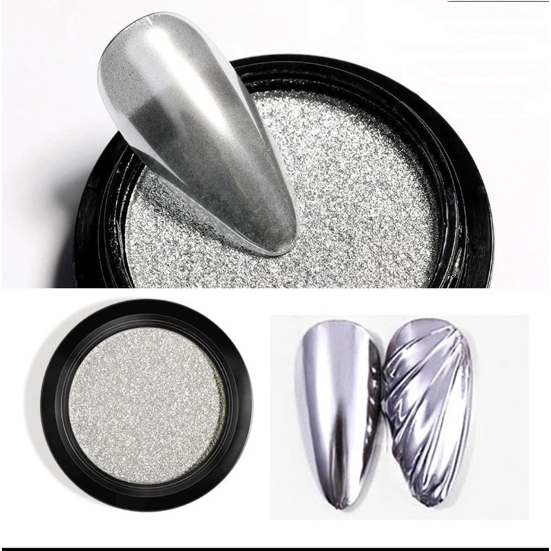 Tráng gương vàng bạc siêu sáng lẻ hũ Nail HN