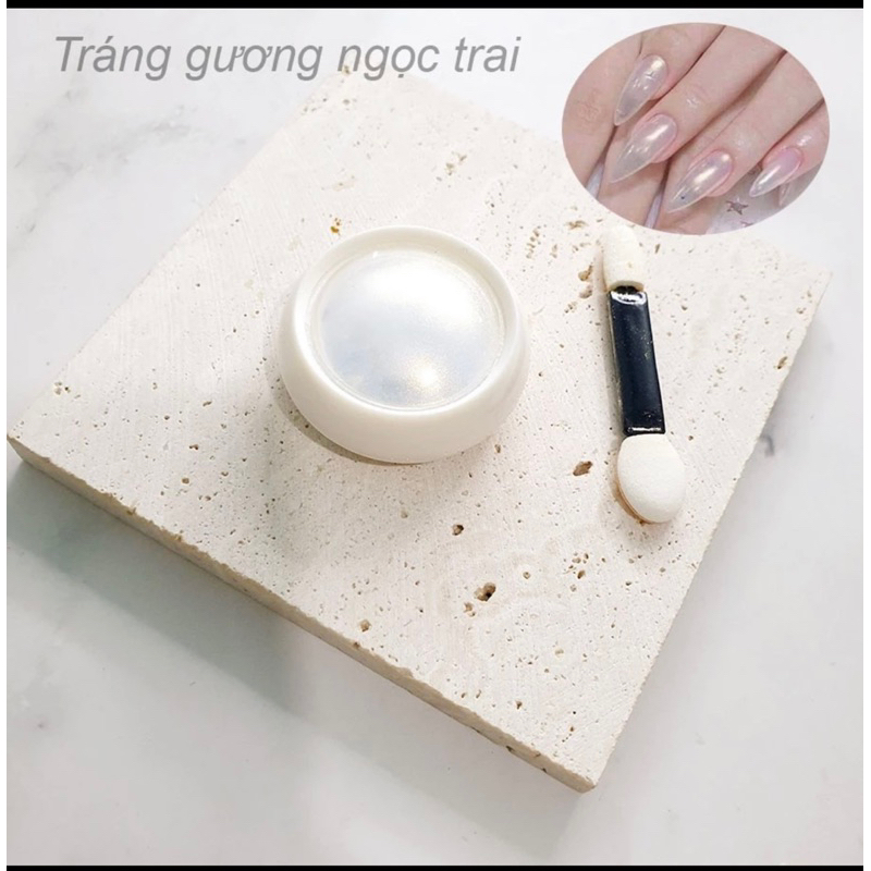 Tráng gương vàng bạc siêu sáng lẻ hũ Nail HN