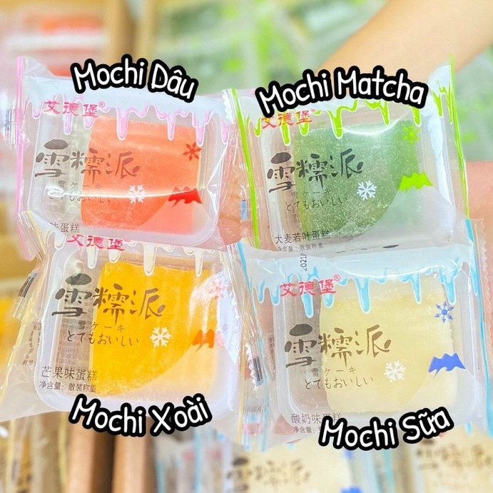 SẴN HCM - Bánh Mochi Phu Thê Đài Loan đủ 4 vị