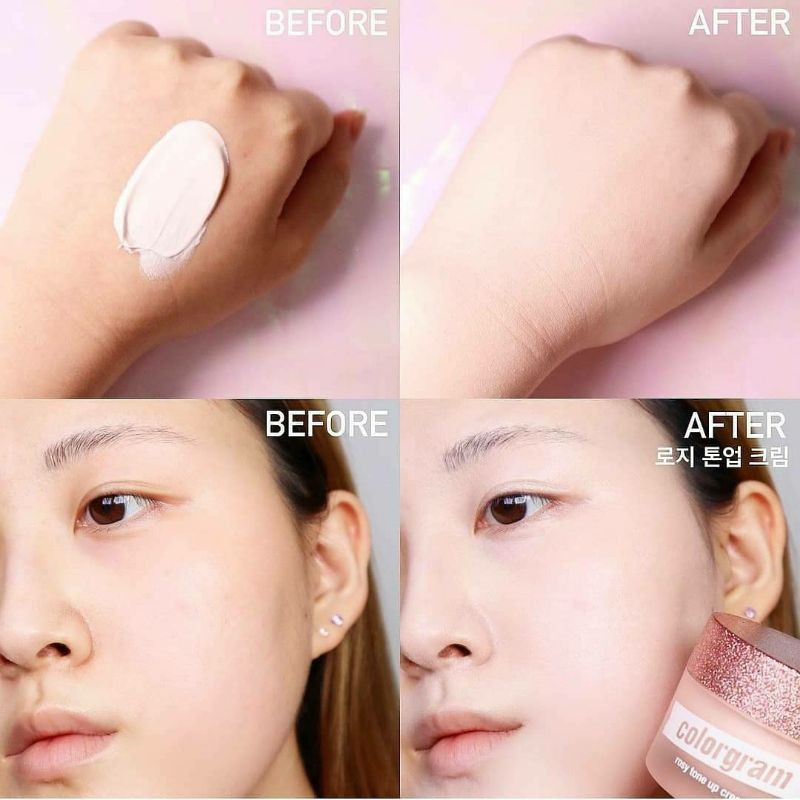 Kem dưỡng nâng tone da Colorgram Rosy Tone Up Cream 50ml