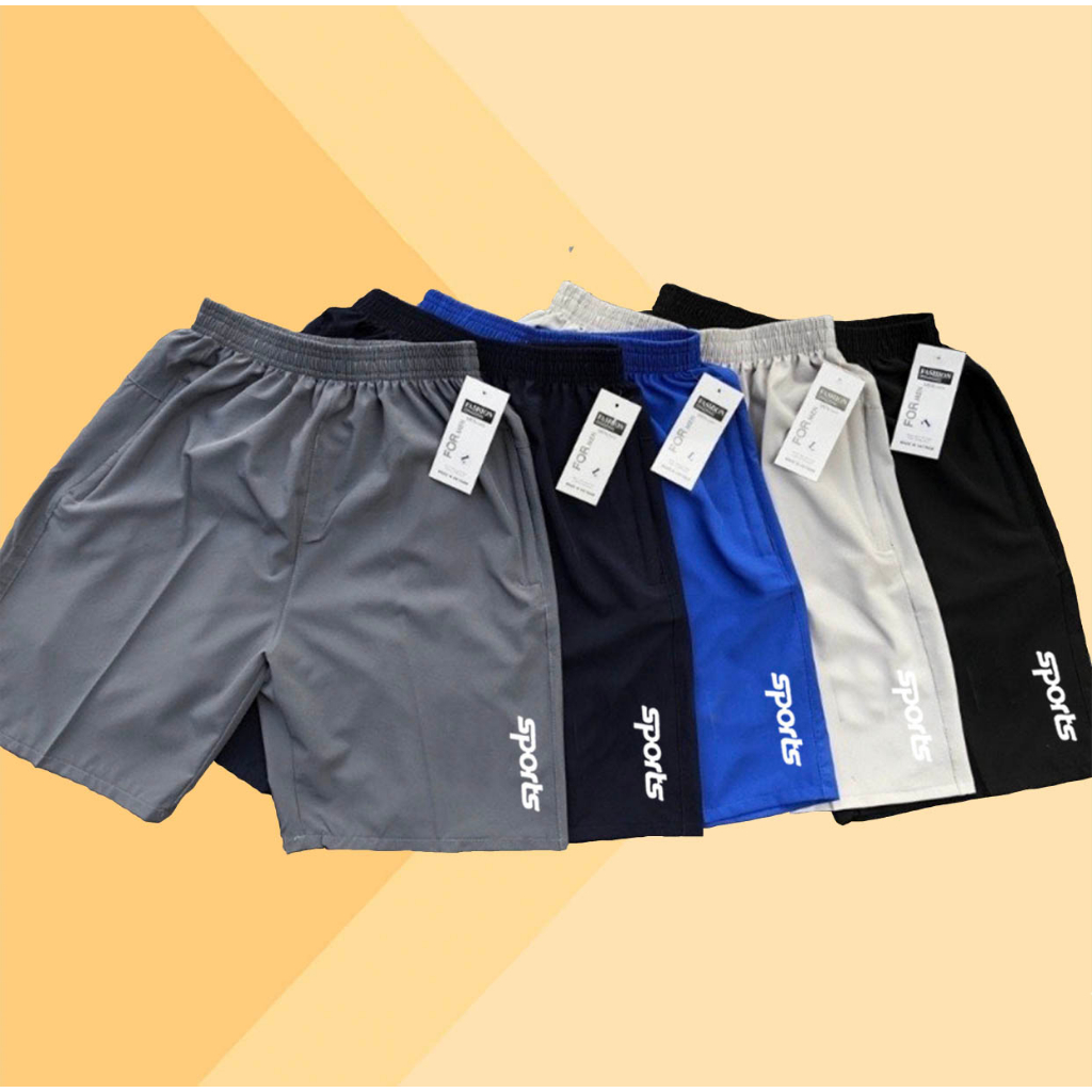 Quần đùi nam thể thao, mặc nhà, co giãn, có big size từ 40-90kg, chất vải gió mềm mịn  Mã: Q9