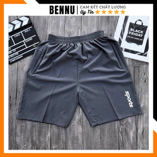 Quần đùi nam thể thao, mặc nhà, co giãn, có big size từ 40 đến 90kg, chất vải gió, 3 MÀU SPORT. Mã: Q9