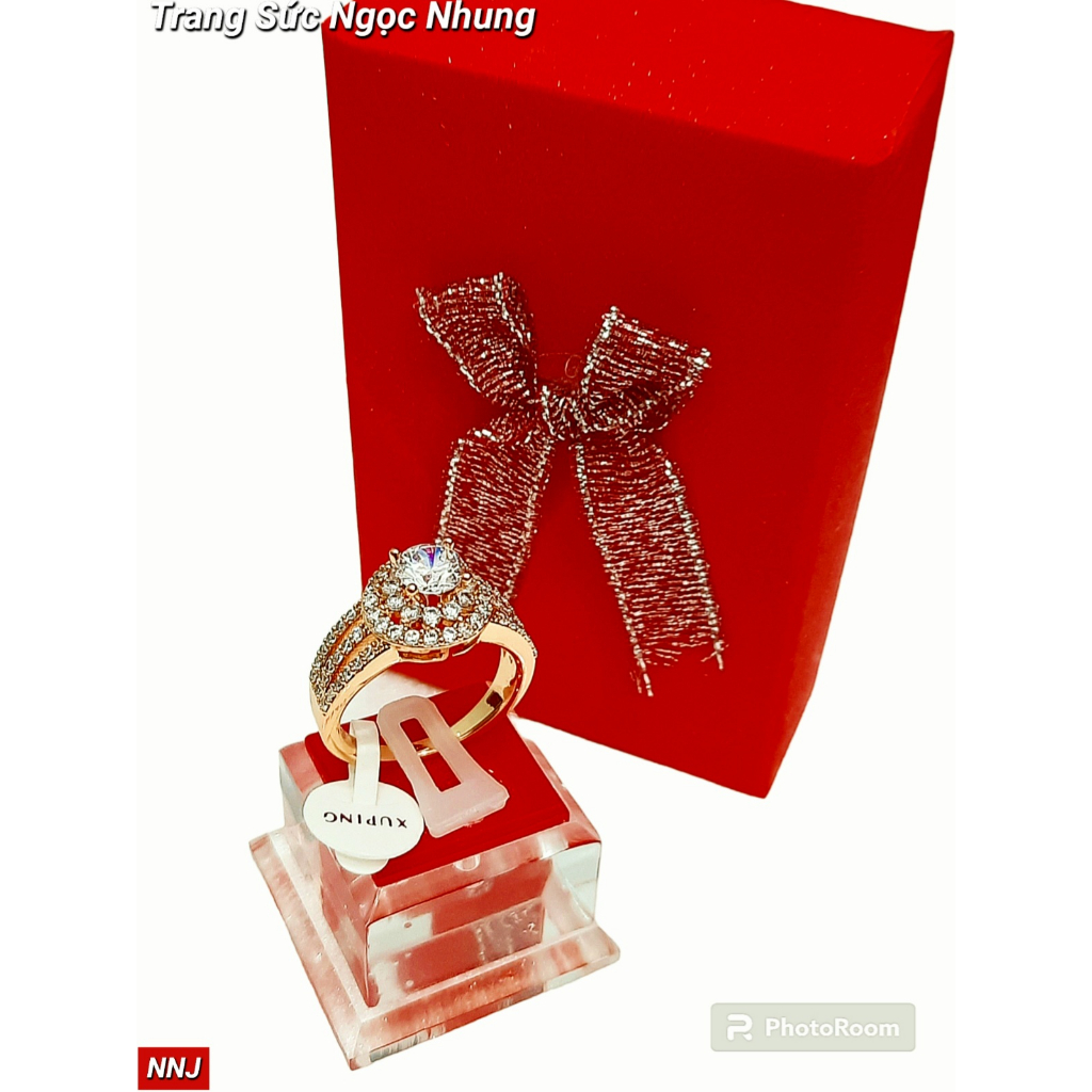 Nhẫn Xuping kiểu hợp kim xi mạ-M5812
