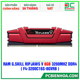 Bộ nhớ G.SKILL RIPJAWS V16G8GBx2) DDR4 3000MHz F43000C16D16GVRB chính hãng