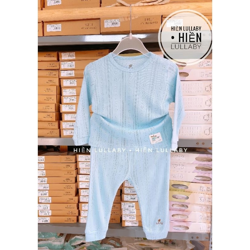 Bộ dài tay Lullaby chất bambo cho bé trai, bé gái