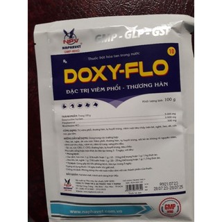 Doxyflo gà hen khẹc, chảy nước mắt mũi,phân nhớt gói 100gr
