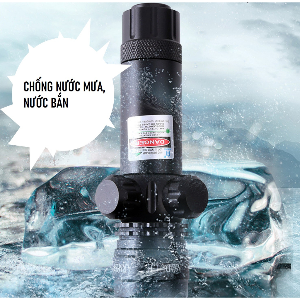 Đèn LAZE Kim Loại Tia Đỏ Pin Sạc Chân 11mm 20mm Kẹp Ống Đa Năng - Đồ Chơi Zịn Zin