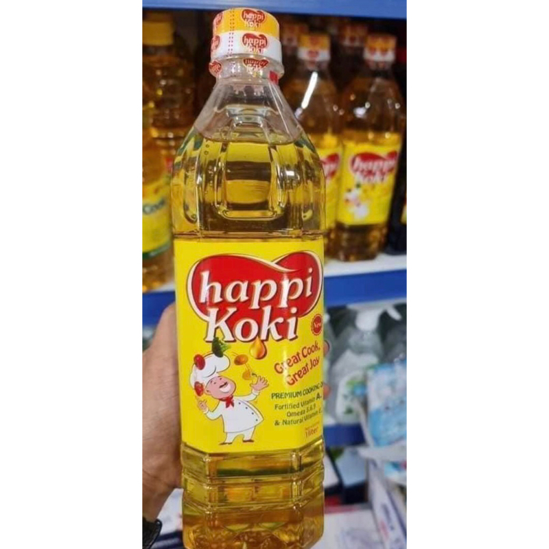 Dầu Happy Koki chai 1l