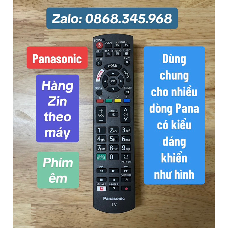 Remote điều khiển Tivi Panasonic chính hãng