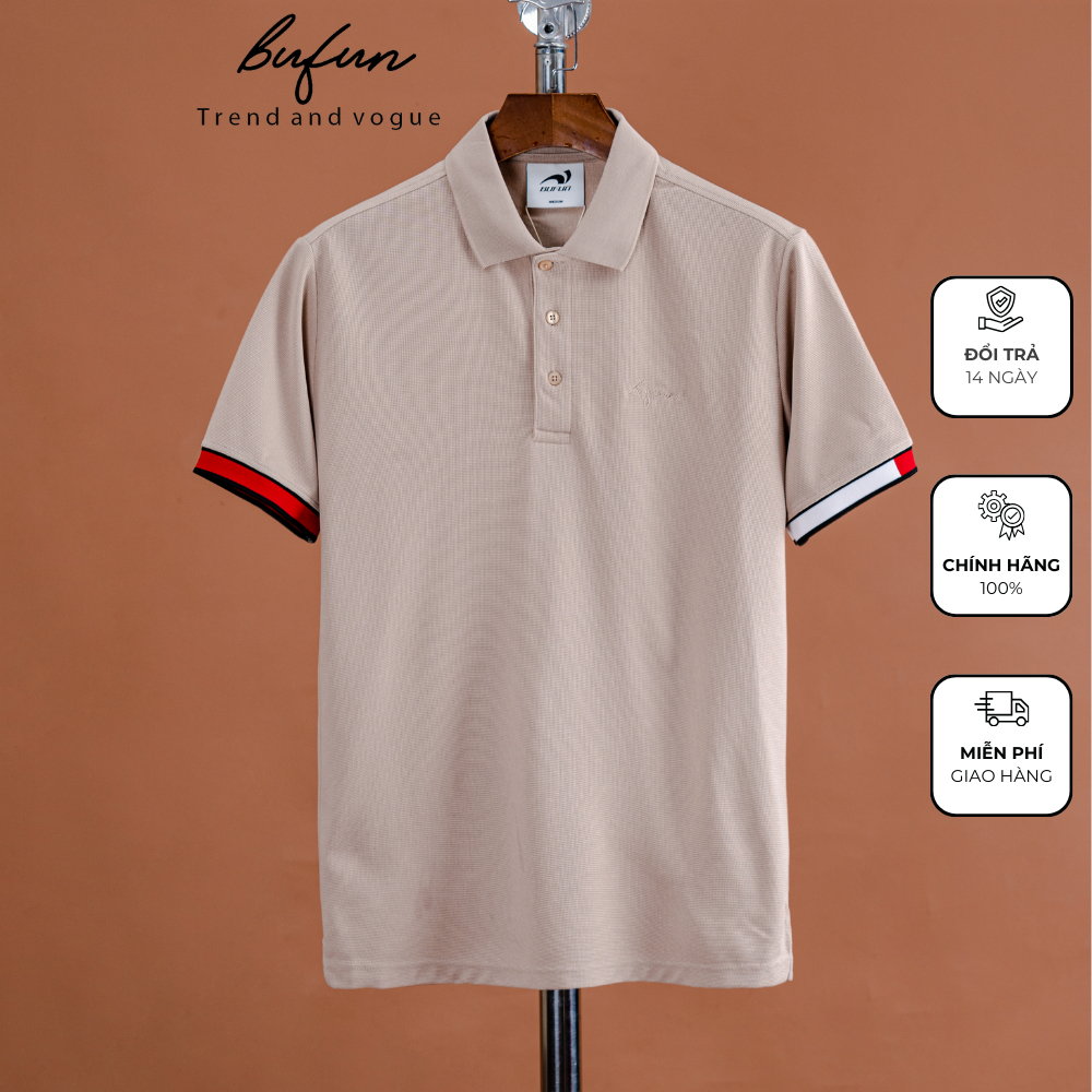 Áo polo cotton BEENEST Form Regular màu Cafe