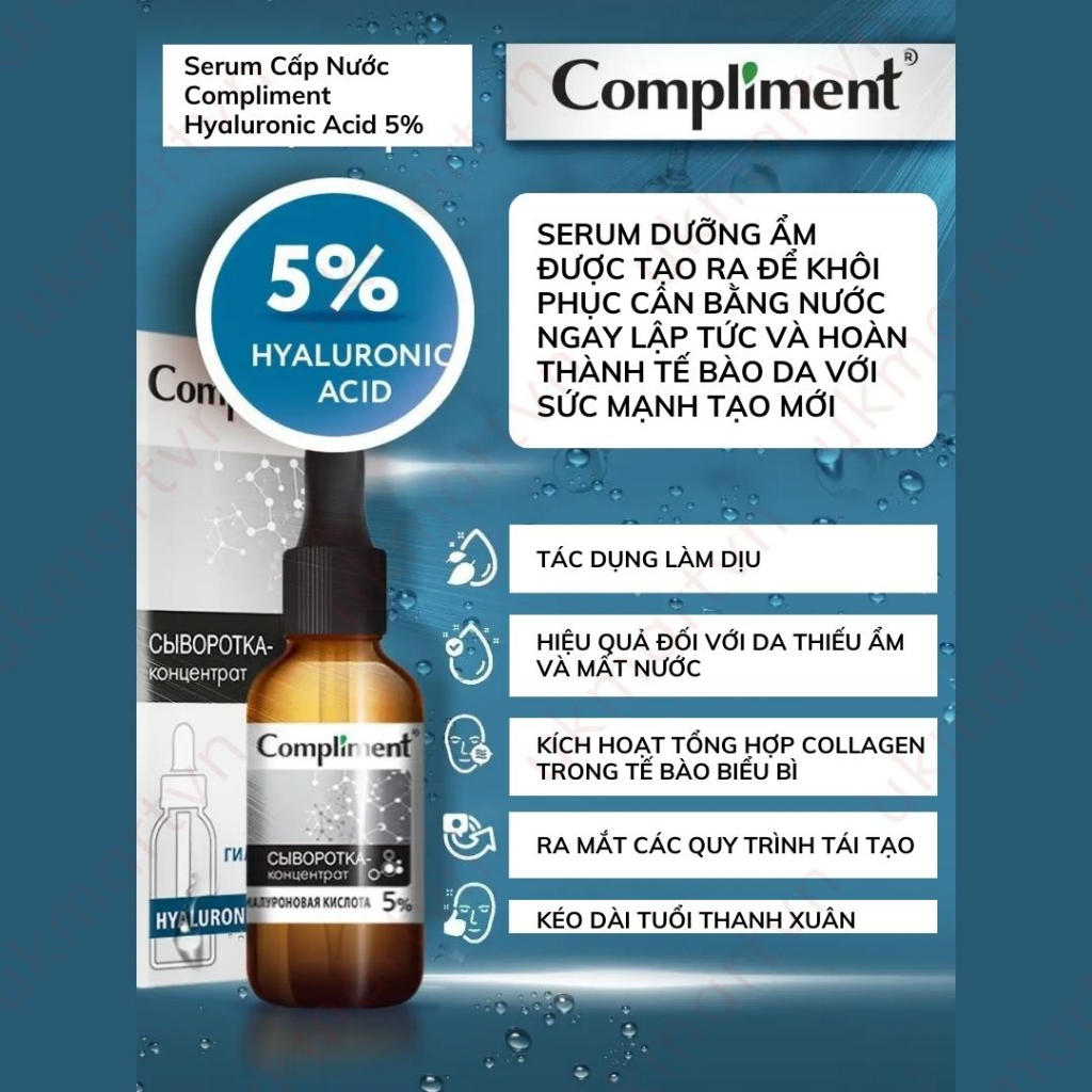 Serum Cấp Nước Compliment Hyaluronic Acid 5%