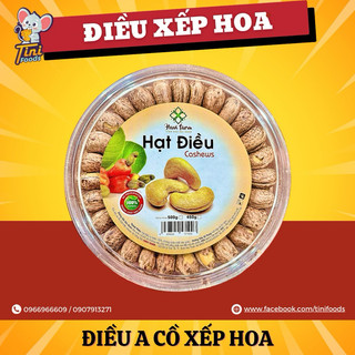 500g hạt điều xếp hoa đắk lắk cao cấp