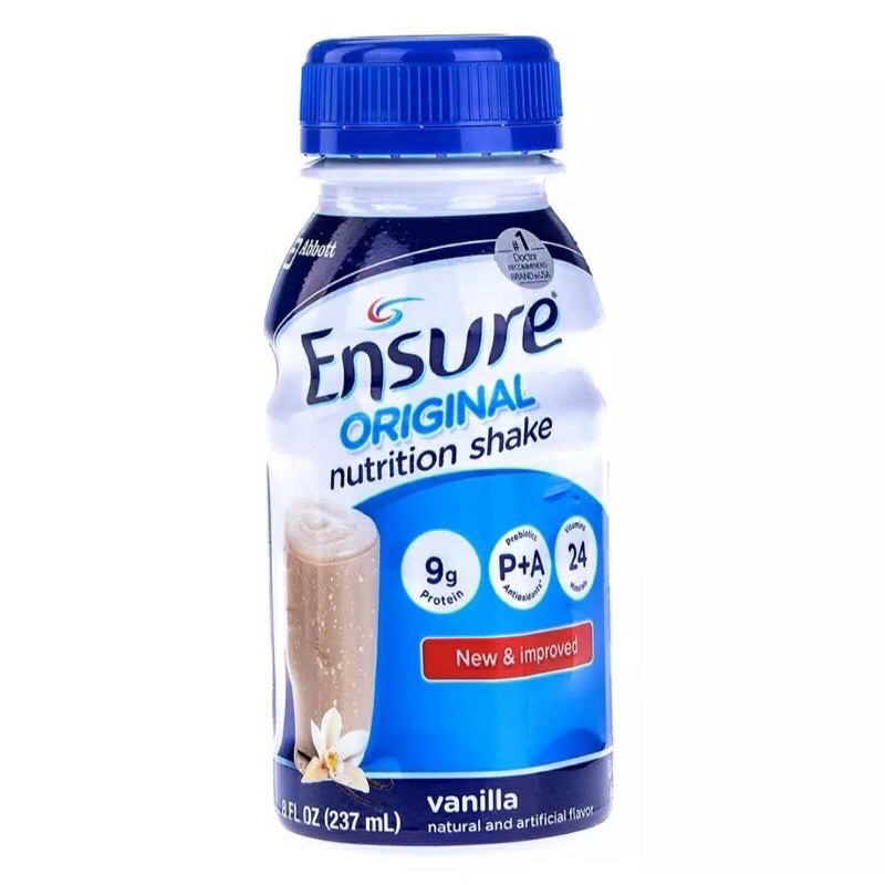 Lốc 6 chai sữa nước Ensure hương vani 237ml