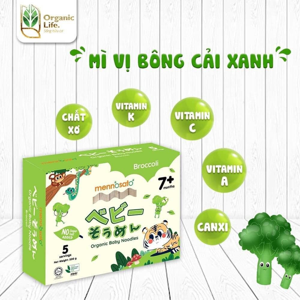 Mì Rau Củ Hữu Cơ Cho Bé MenNoSato  date 8/2025