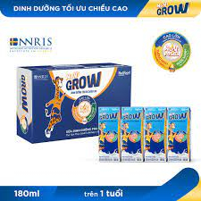 [Mẫu mới] Nuvi Grow pha sẵn 180ml [Thùng 48 hộp]