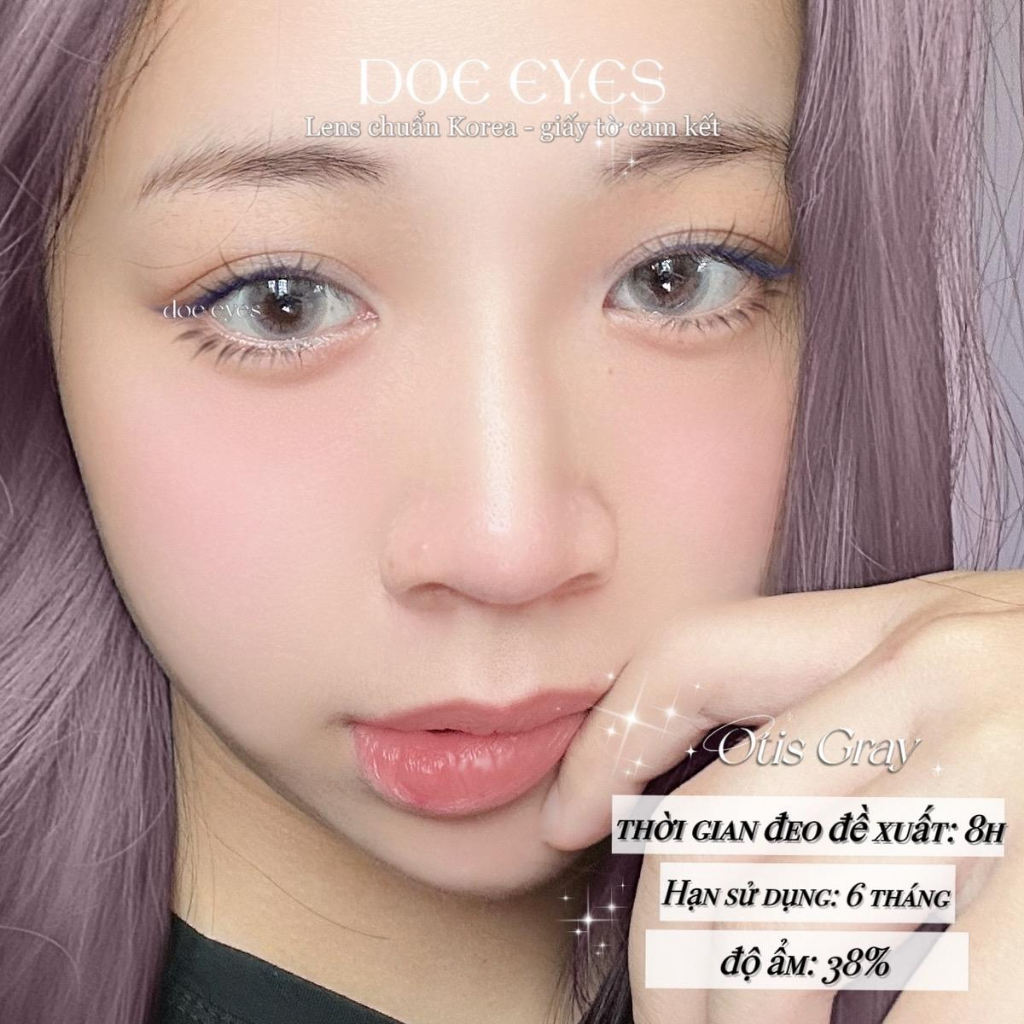 - 1 CHIẾC lens - Doeeyesvn - Doe Eyes Contact Lens