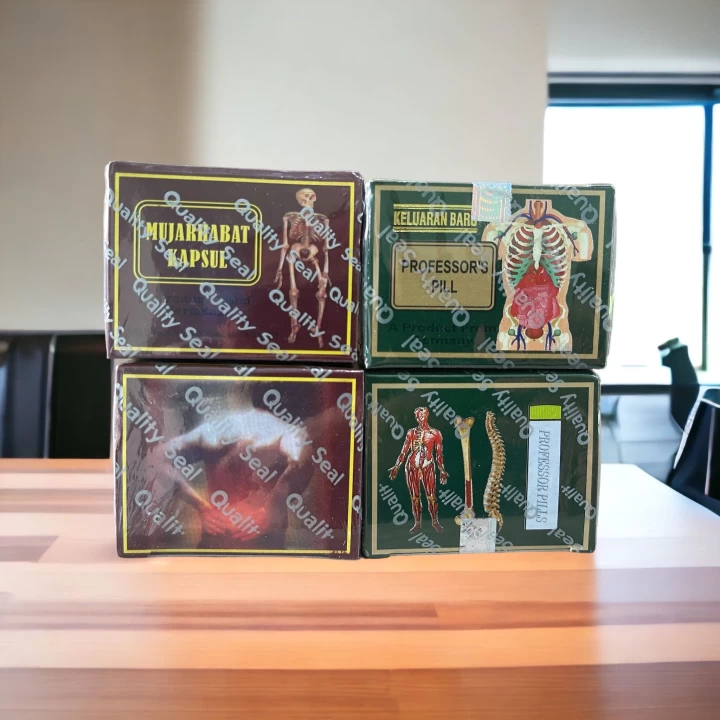 Khớp Thận Xanh Đỏ Malaysia hộp 20 ống - Professor’s Pill Keluaran Baru