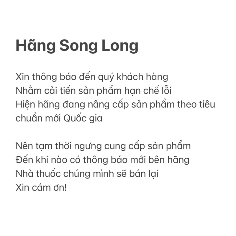 Bổ Phế Trẻ Em Song Long