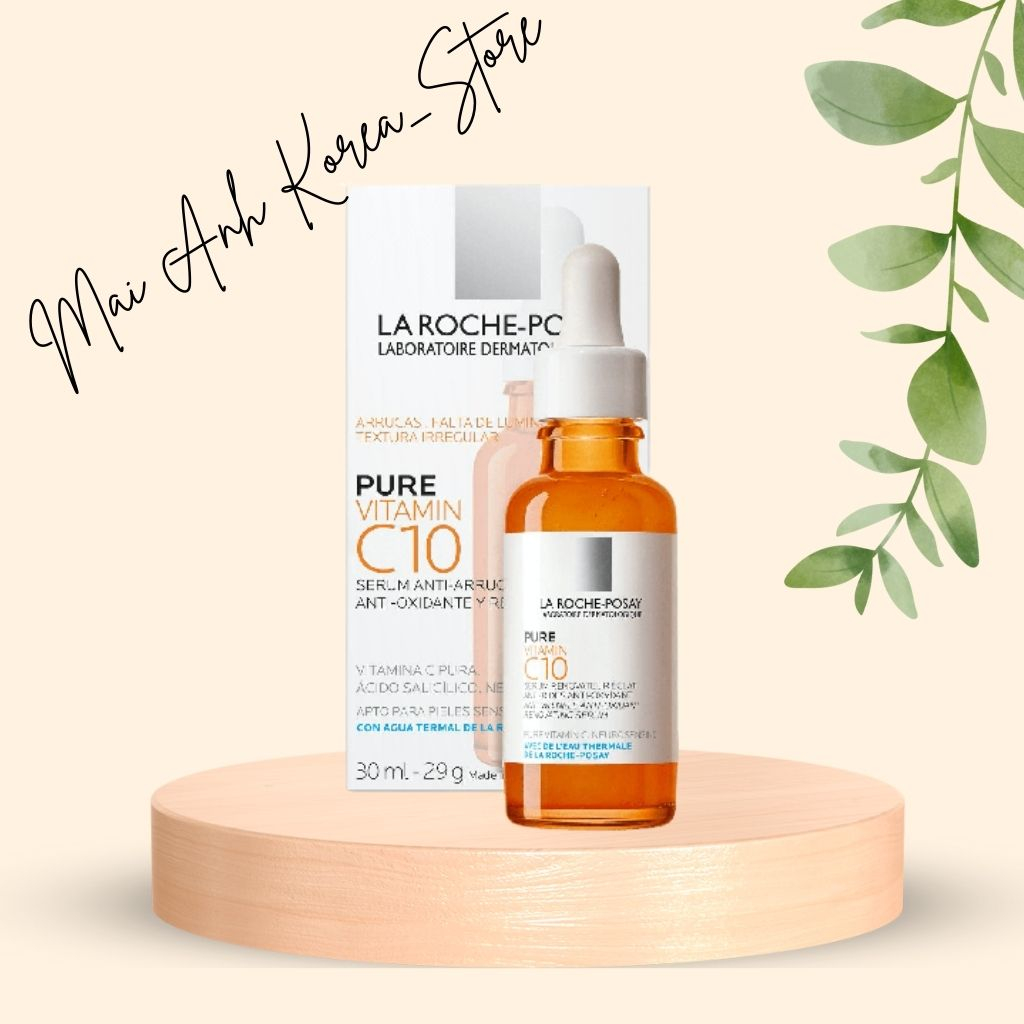 La Roche Posay Vitamin C10 Serum dưỡng trắng mờ thâm 30ml !!@