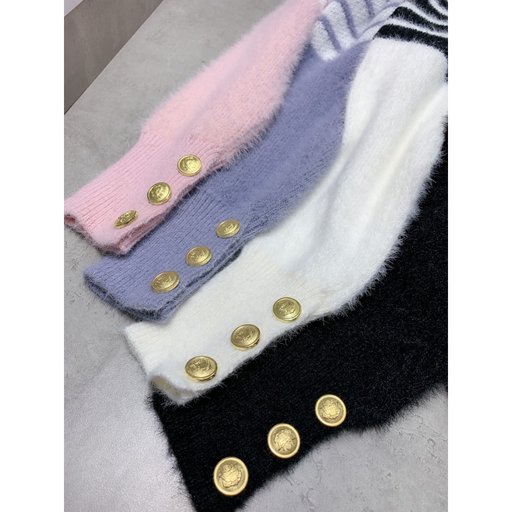 Áo Khoác Len Thom Lông Thỏ ,Khuy Tay ,Mịn Màng ,T1160