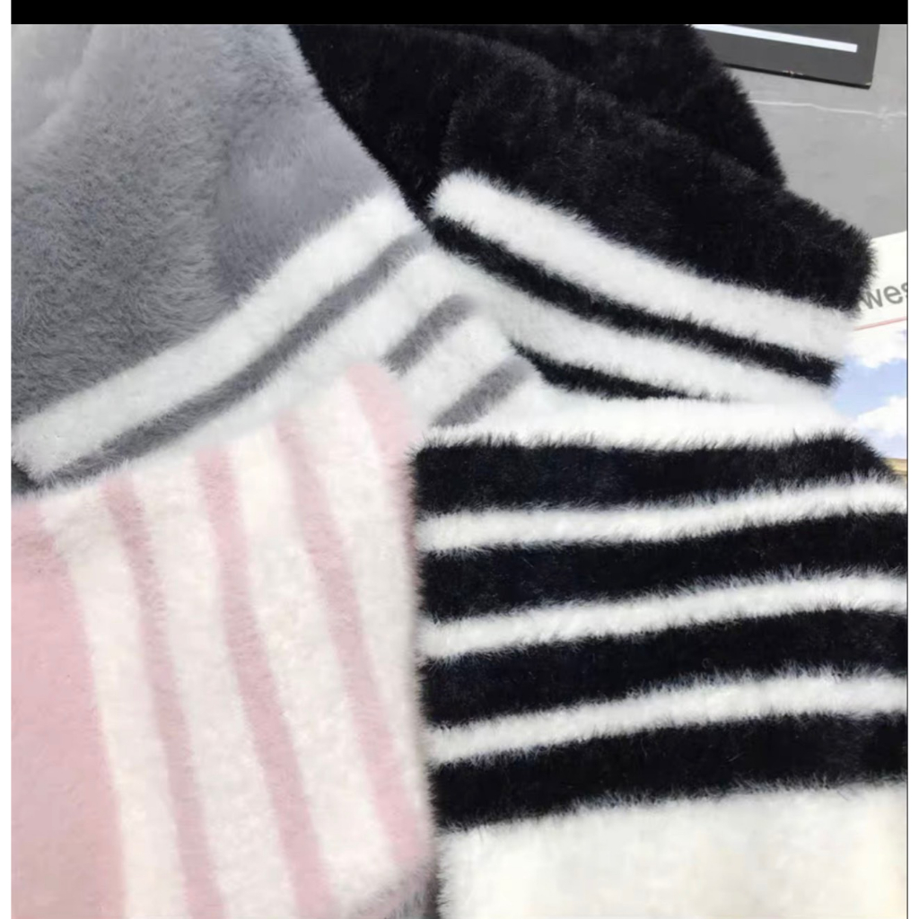 Áo Khoác Len Thom Lông Thỏ ,Khuy Tay ,Mịn Màng ,T1160