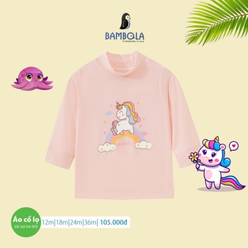 Áo cổ 3p sợi tre bambola