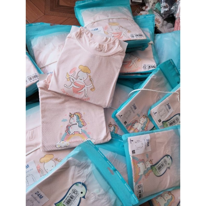 Áo cổ 3p sợi tre bambola