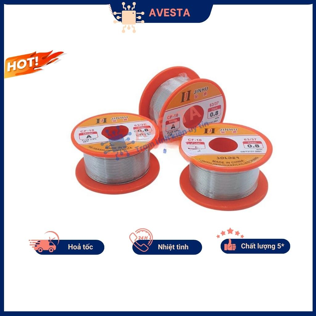 Thiếc hàn nhựa thông sn63 0.8mm 50G chất lượng cao Avesta