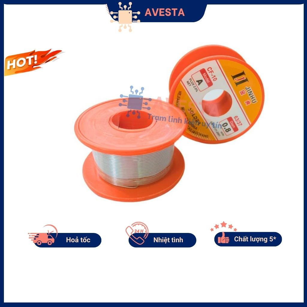 Thiếc hàn nhựa thông sn63 0.8mm 50G chất lượng cao Avesta