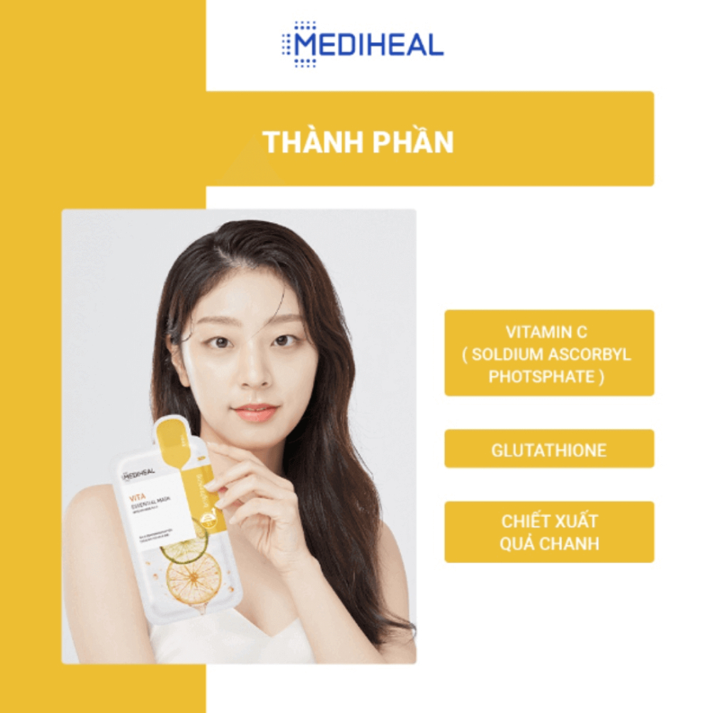 Mặt Nạ Giấy Mediheal Essential Mask Mẫu Mới 24ml