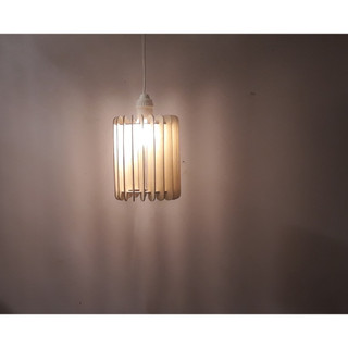 Đèn gỗ akz- diy vỏ gỗ