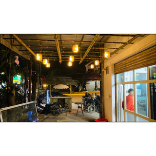 Đèn gỗ akz- diy vỏ gỗ